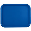 10" x 14" polypropylene fast-food tray in royal blue