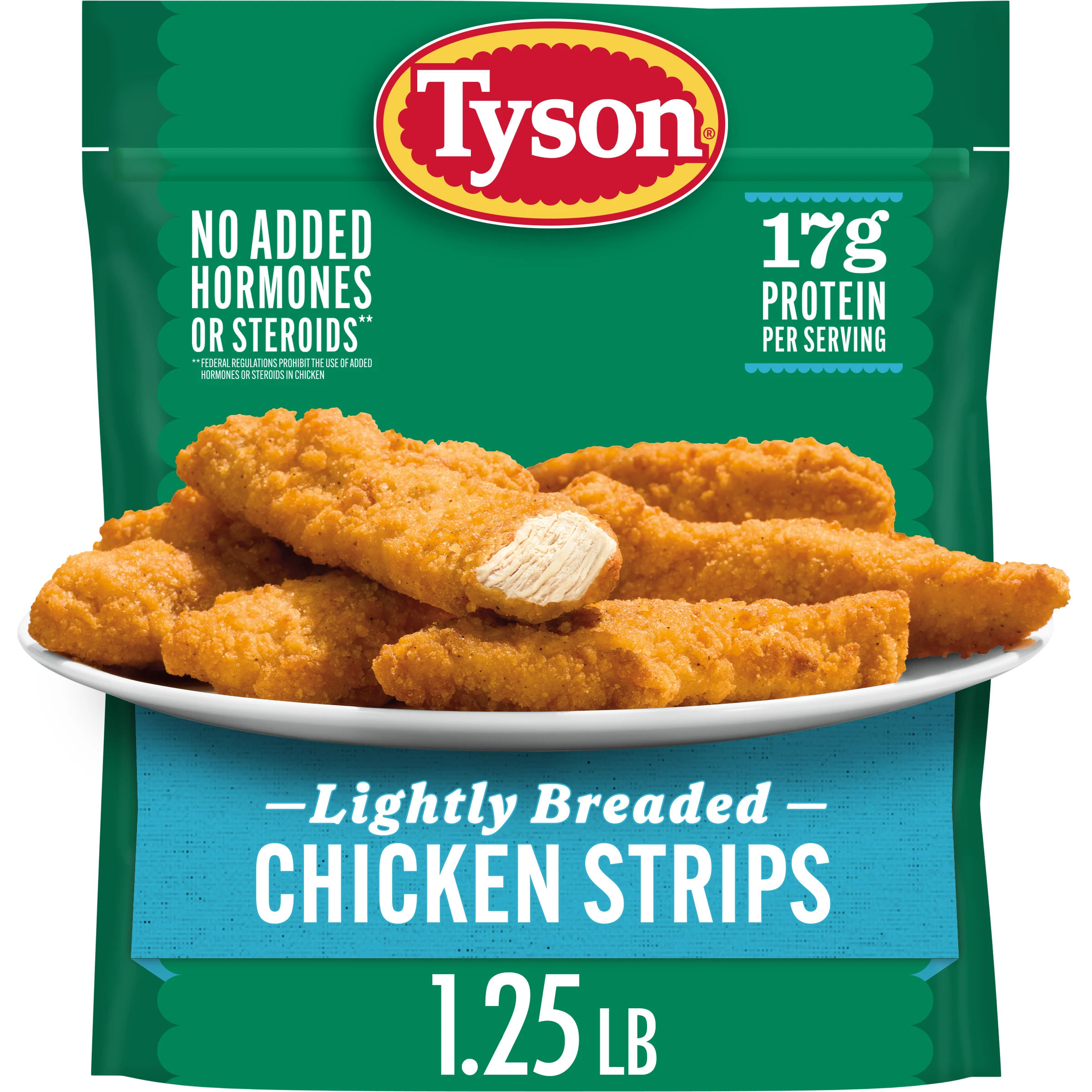 Lightly Breaded Frozen Chicken Strips