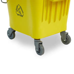 Hillyard, 35qt, Mop Bucket w/ Sidepress Wringer, Yellow