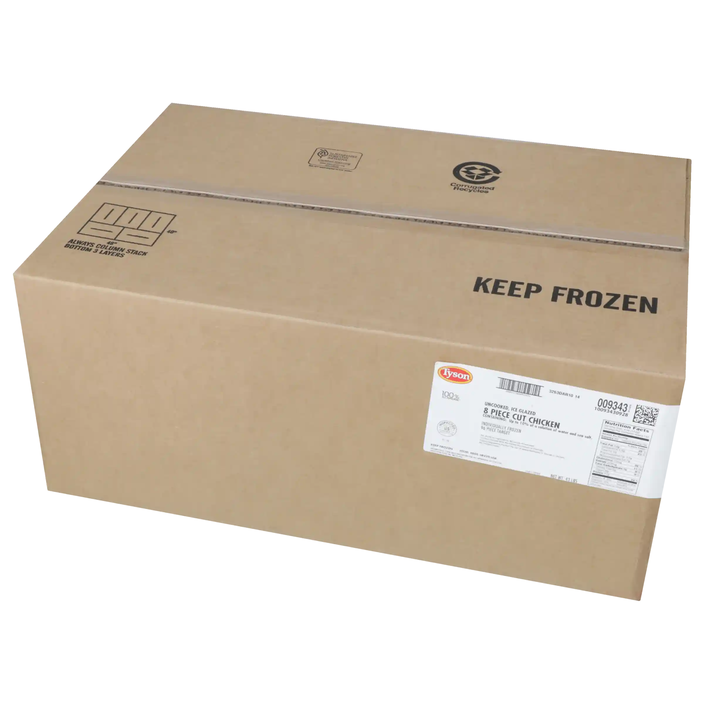 Tyson® IF Unbreaded 8 Piece Cut Chicken_image_5