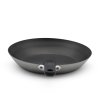 11-inch carbon steel induction fry pan with SteelCoat x3™ nonstick coating and silicone handle