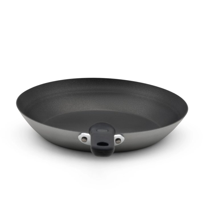 11-inch carbon steel induction fry pan with SteelCoat x3™ nonstick coating and silicone handle