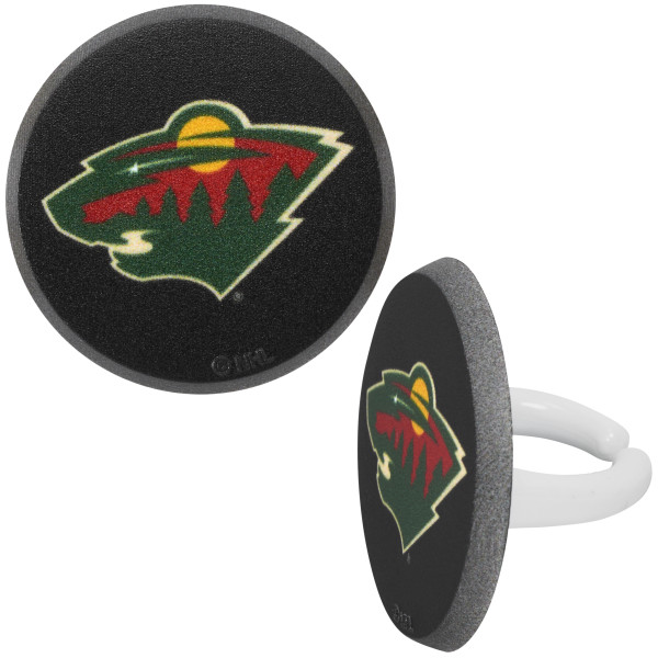 NHL® Team Puck Cupcake Rings
