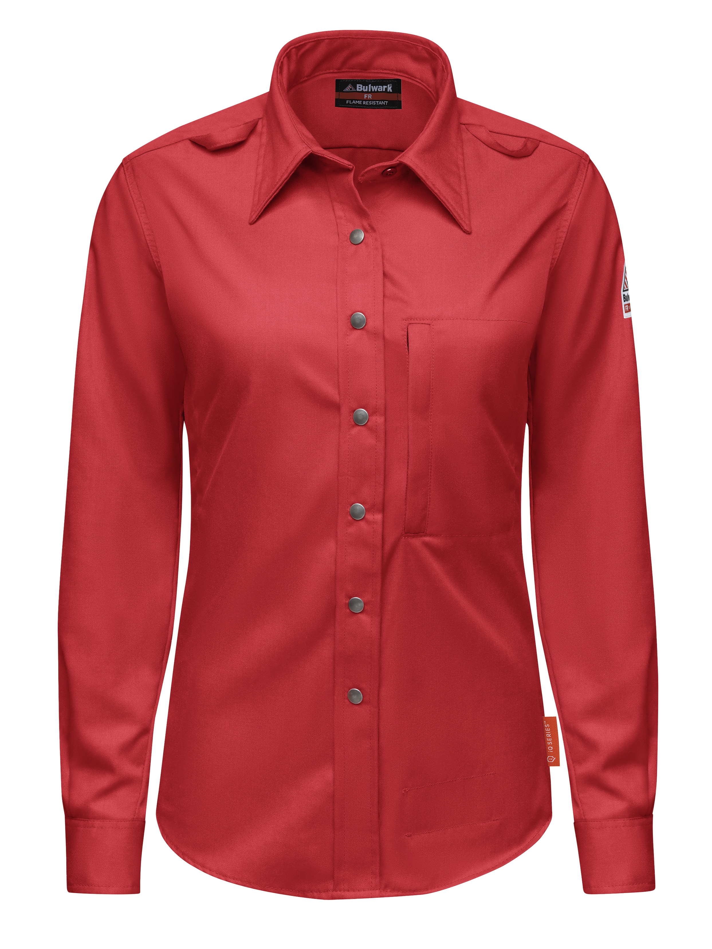 IQ Series Women‘s Midweight Comfort Snap-Front Woven Shirt-Bulwark