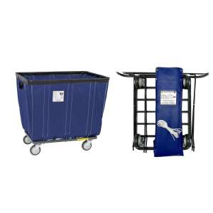 R&B Wire, UPS/FedEx Able Vinyl Basket Truck, 20 Bushel