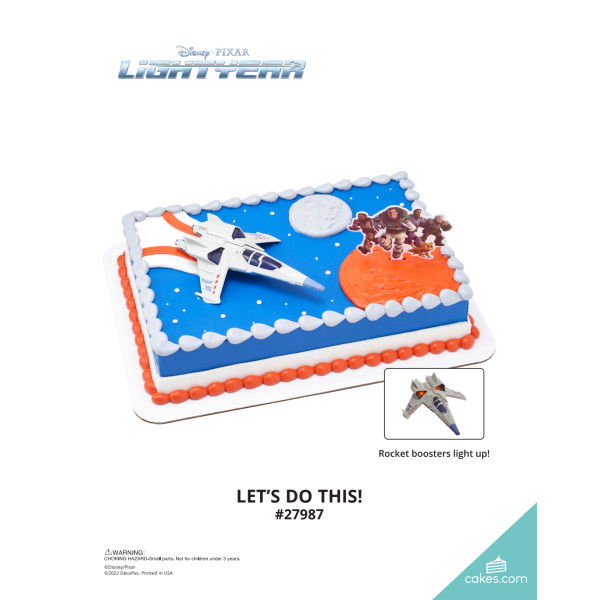 Disney and Pixar's Lightyear Let's Do This!  The Magic of Cakes® Icing Only Page