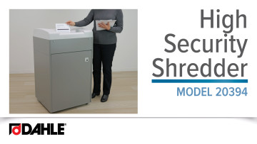 <big><strong>Dahle 20394</strong></big><br>High Security Shredder