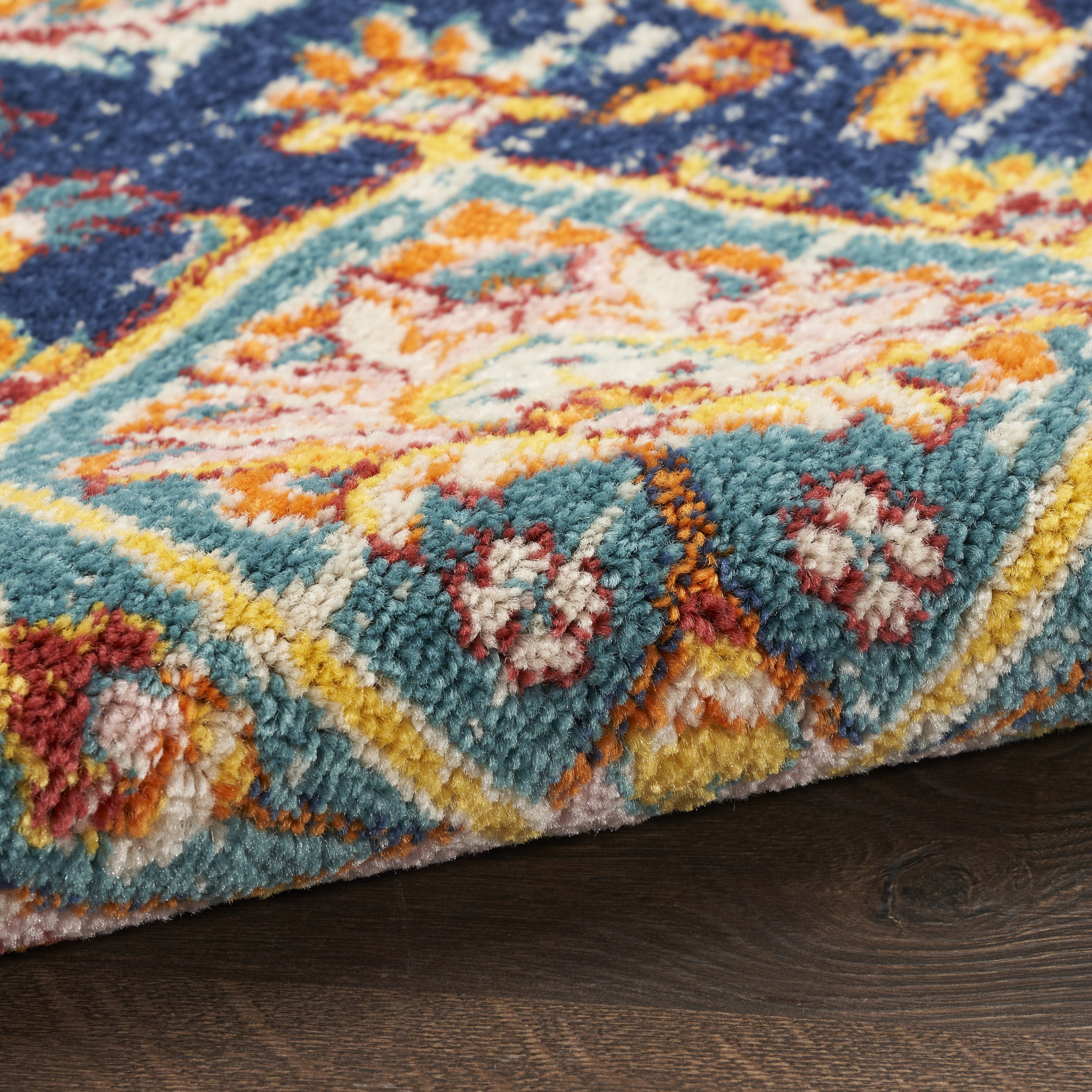 Nourison Passion 8' x 10' Navy Multicolor Transitional Indoor Rug