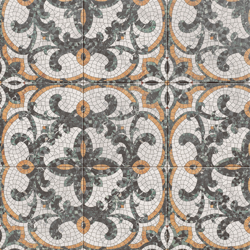 Versailles Mosaico Palace 7-7/8 in. x 7-7/8 in. Porcelain Floor and Wall Tile