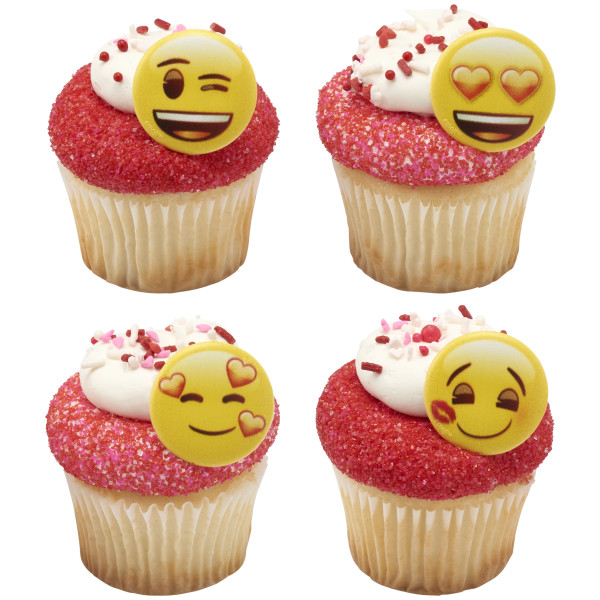 emoji™ Heart Assortment Cupcake Rings