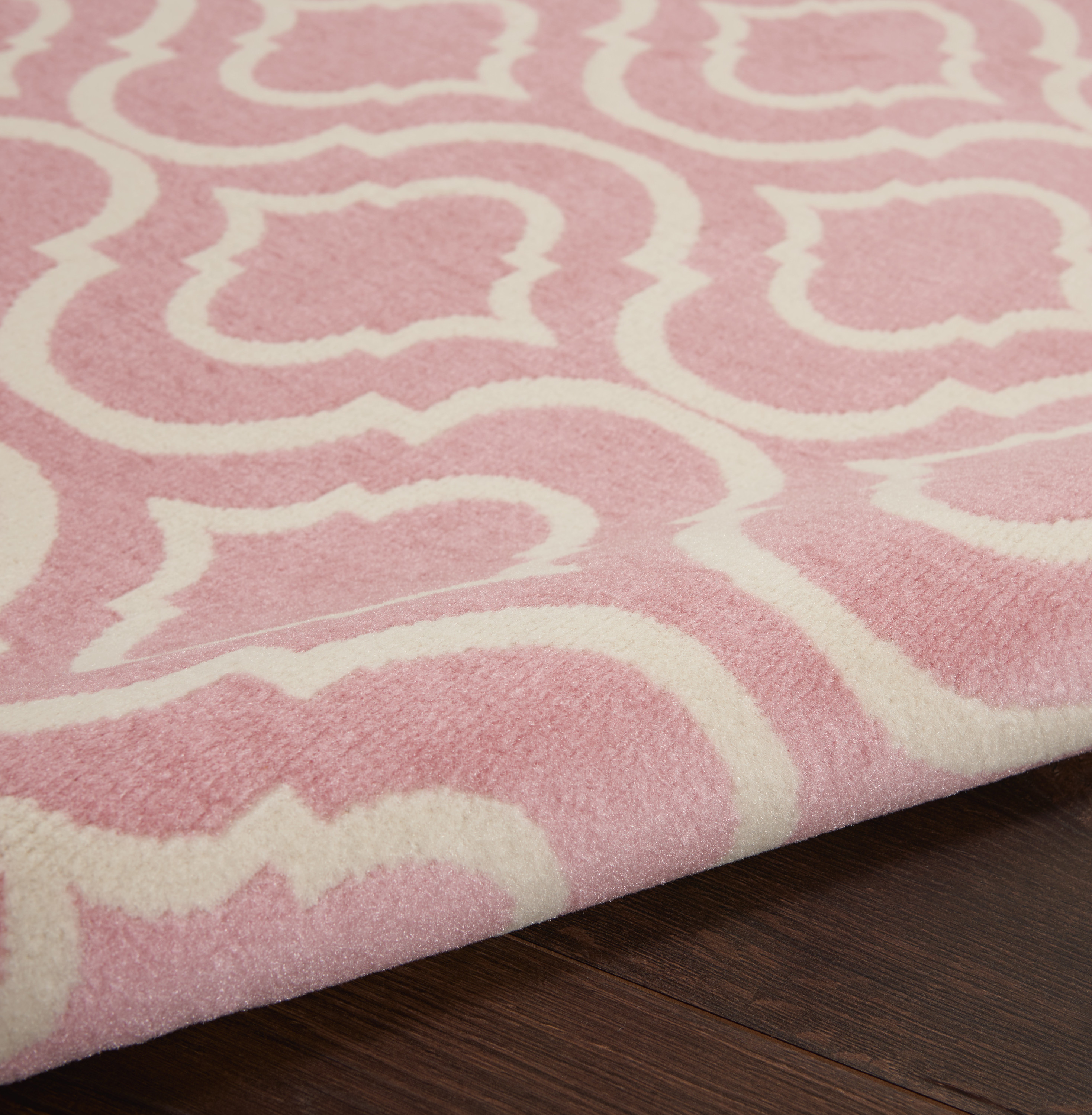 Nourison Jubilant 8'6" x 12' Pink Contemporary Indoor Rug