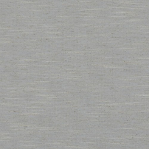 Linen-textured light gray wallpaper, with subtle horizontal slubs, covers the entire frame, forming a neutral, softly lit, seamless backdrop.