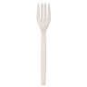 ECPEPS002, Eco-Products,Inc., Renewable Plant Starch, Fork, 7", Cream