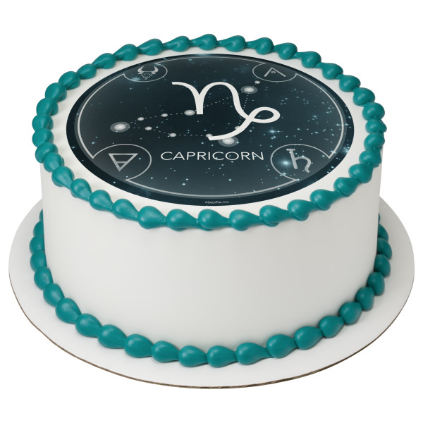Zodiac Capricorn PhotoCake® Edible Image®