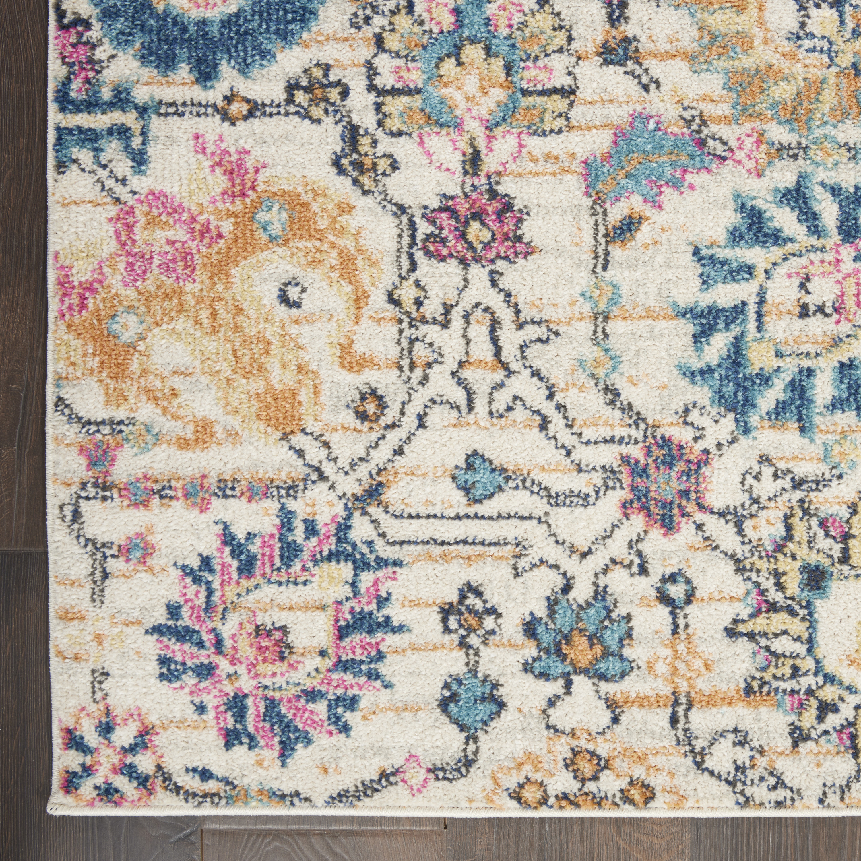 Nourison Passion 5'3" x 7'3" Ivory Multicolor Bohemian Indoor Rug