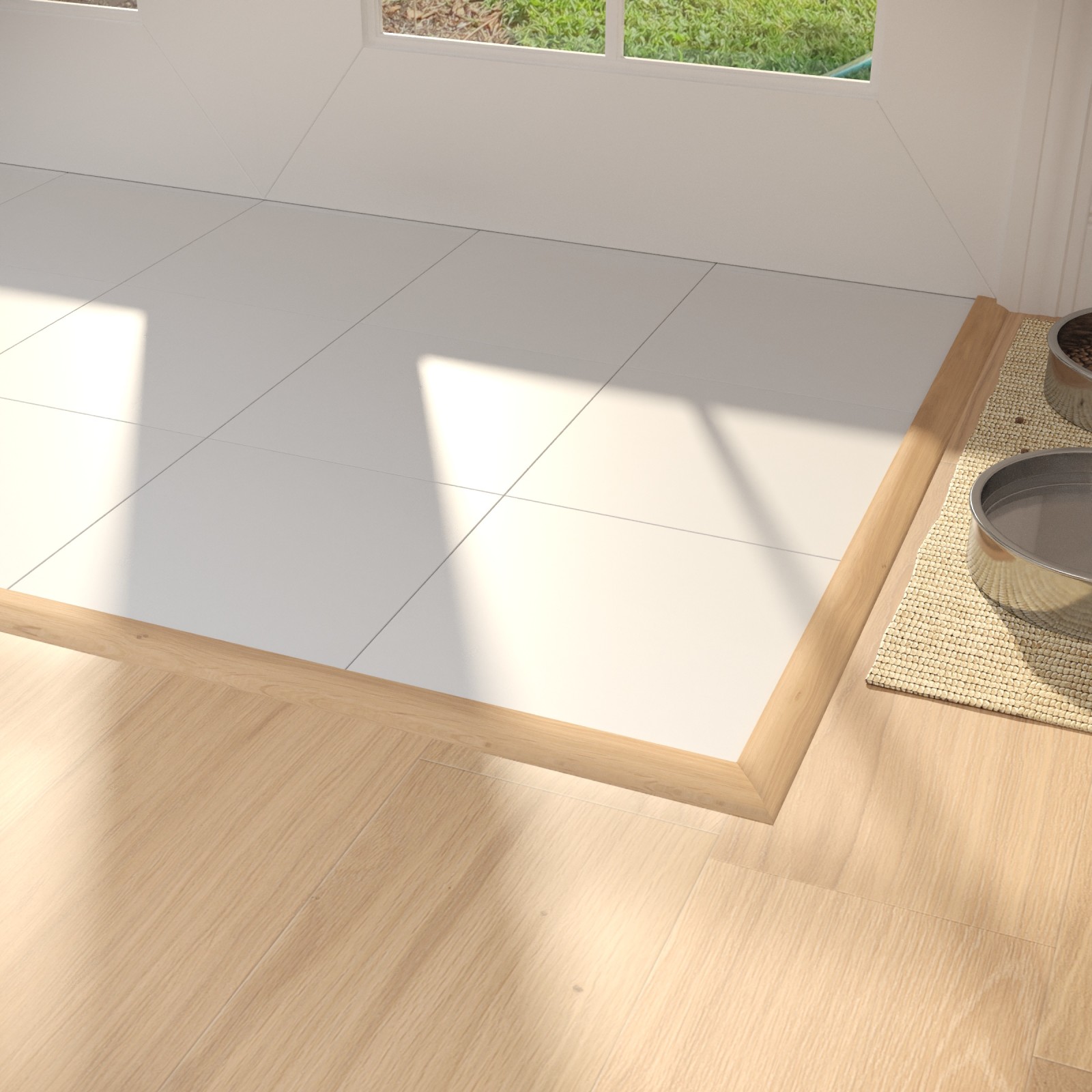 Vintner Gold Cali Hardwoods Reducer Flush view 1