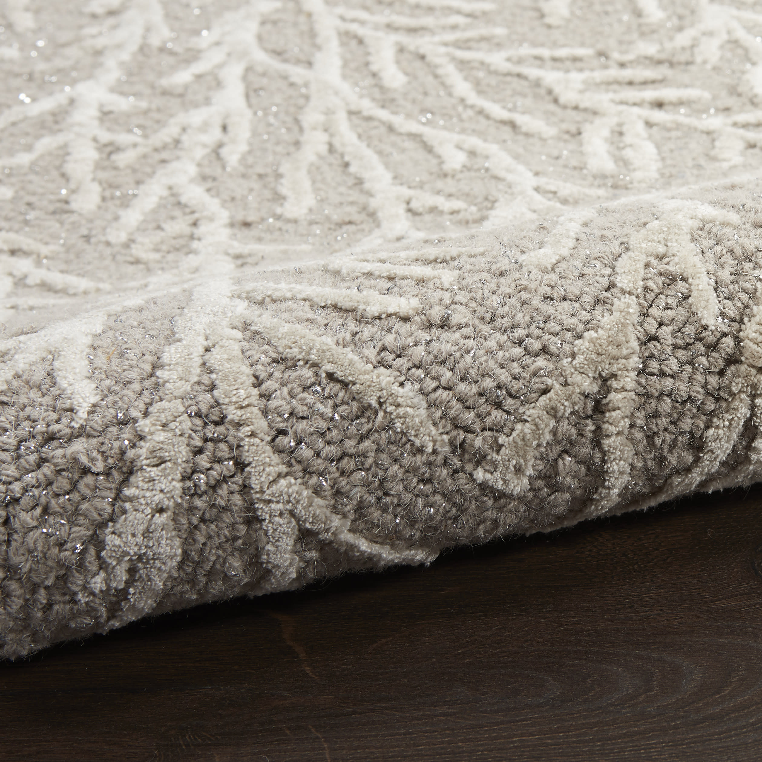 Michael Amini Ma30 Star 9'9" x 13'9" Taupe Modern Indoor Rug