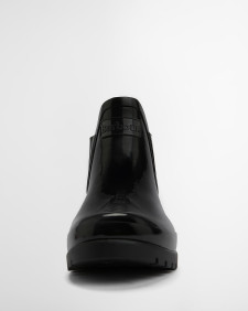 Barbour The Edit by Alexa Lou Wedge Ankle Wellingtons Classic Black