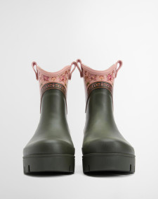 Barbour FARM Rio Thais Ankle Wellingtons Tropical  Print