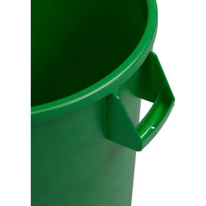Carlisle, Bronco, Waste Bin Trash Container, 32 gal, Plastic, Green, Round, Receptacle