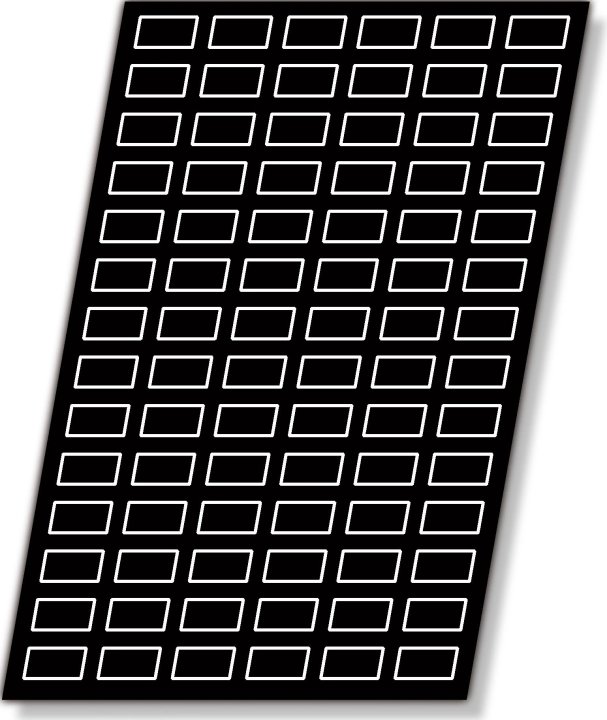 Flexipan 24 financiers mould for 8.6 x 4.6 cm and 14 cm-tall
