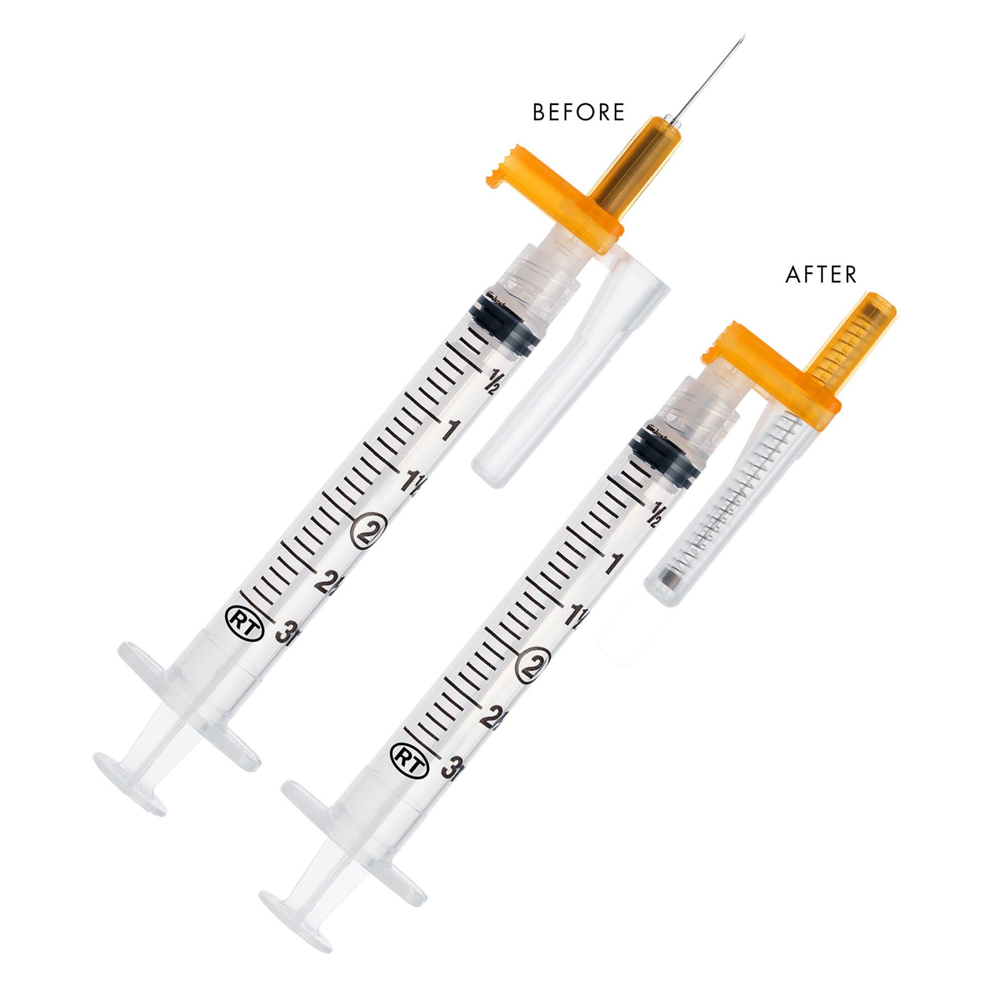 Retractable Technologies NEEDLE, SAFETY REATRACTABLE 10ML 25GX5/8" (50/BX 8BX/CS)