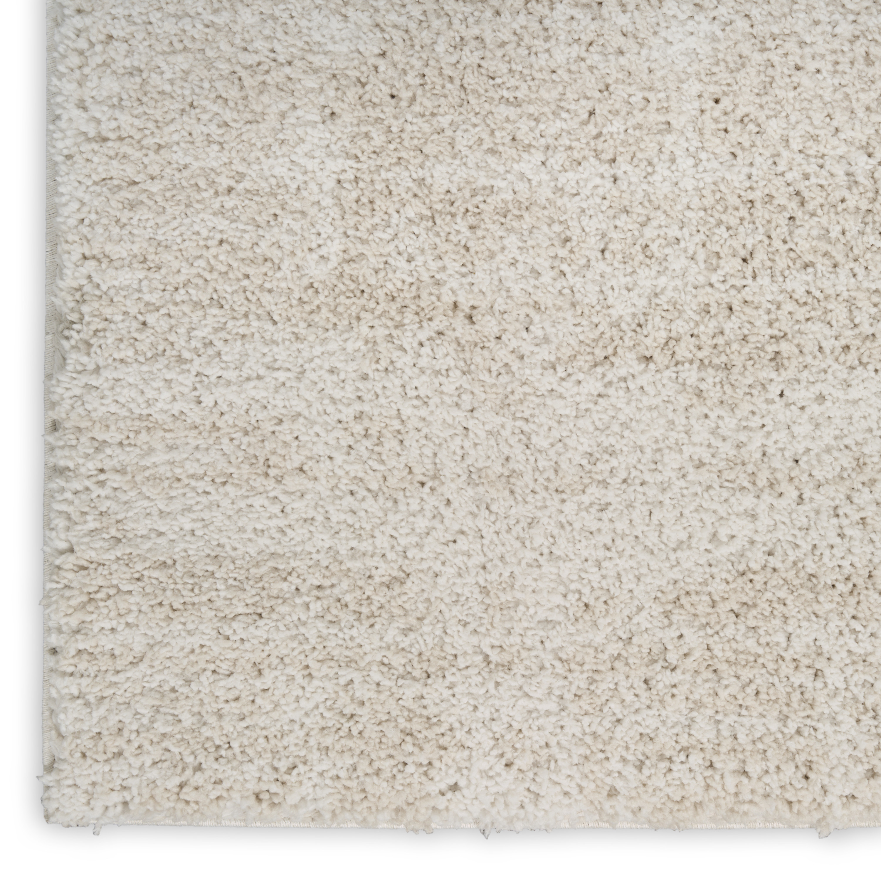 Nourison Modern Shag 3'11" x 5'11" Ivory Beige Modern Indoor Rug