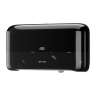 SCA555568, Tork,  T2 Mini Jumbo 2-Roll Toilet Paper Dispenser, Black