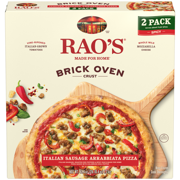 Italian Sausage Arrabbiata Frozen Pizza, 21.2 oz