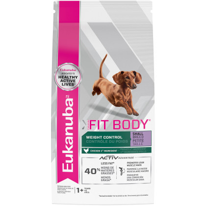  Fit Body Weight Control Small Breed Dry Dog Food