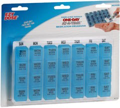One-Day-At-A-Time® 7 Day Four Dose Pill Organizer