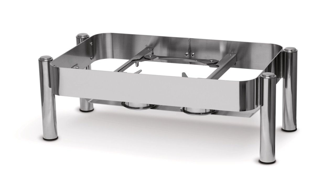 Stand chafing dish rectangular.
