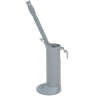 Unger, Ergo, Toilet Bowl Swab w/Holder Complete, Plastic Bristles, Gray