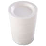 Dart, Quiet Classic Laminated Foam Dinnerware, Plate, 10.25" Dia, White