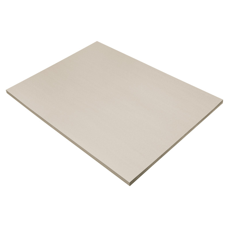 Construction Paper, Medium Weight, Gray, 18" x 24", 50 Sheets