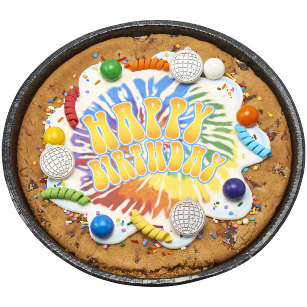 Tie Dye Birthday PhotoCake® Edible Image®