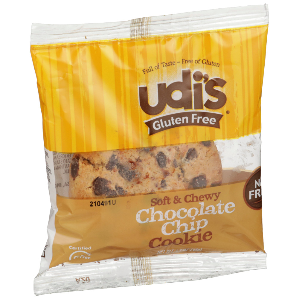 Udi's Gluten Free IW Chocolate Chip Cookie 36/1.7oz Conagra Foodservice