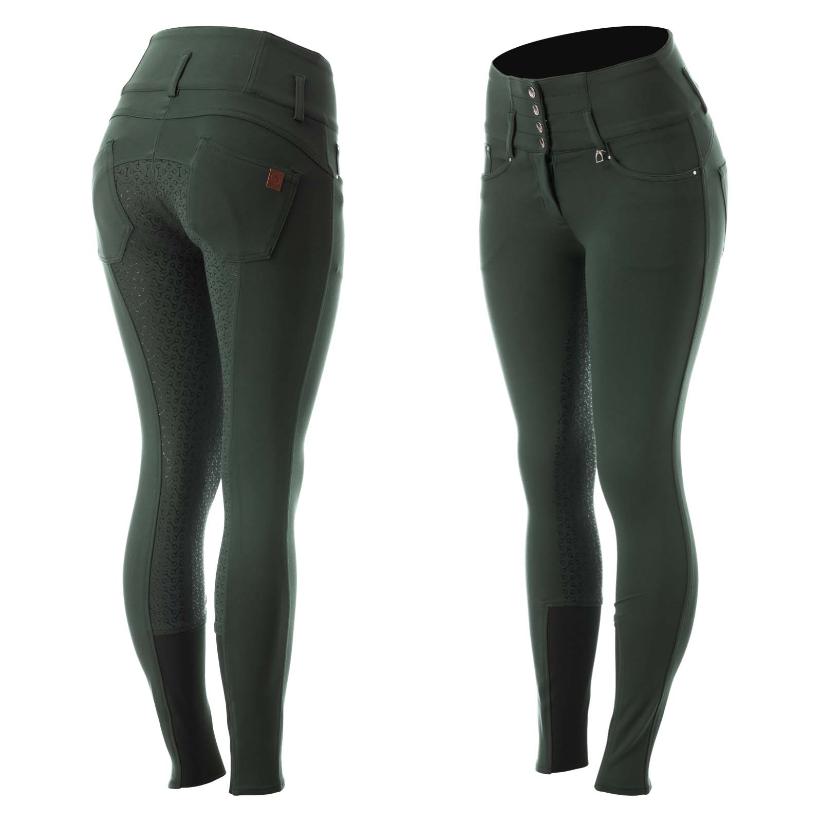 Horze Tara Womens High Waist Silicone Full Seat Breeches