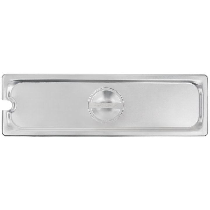 Half-long-size Super Pan 3® slotted stainless steel cover