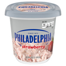 Philadelphia Strawberry Cream Cheese Spread, 15.5 oz Tub