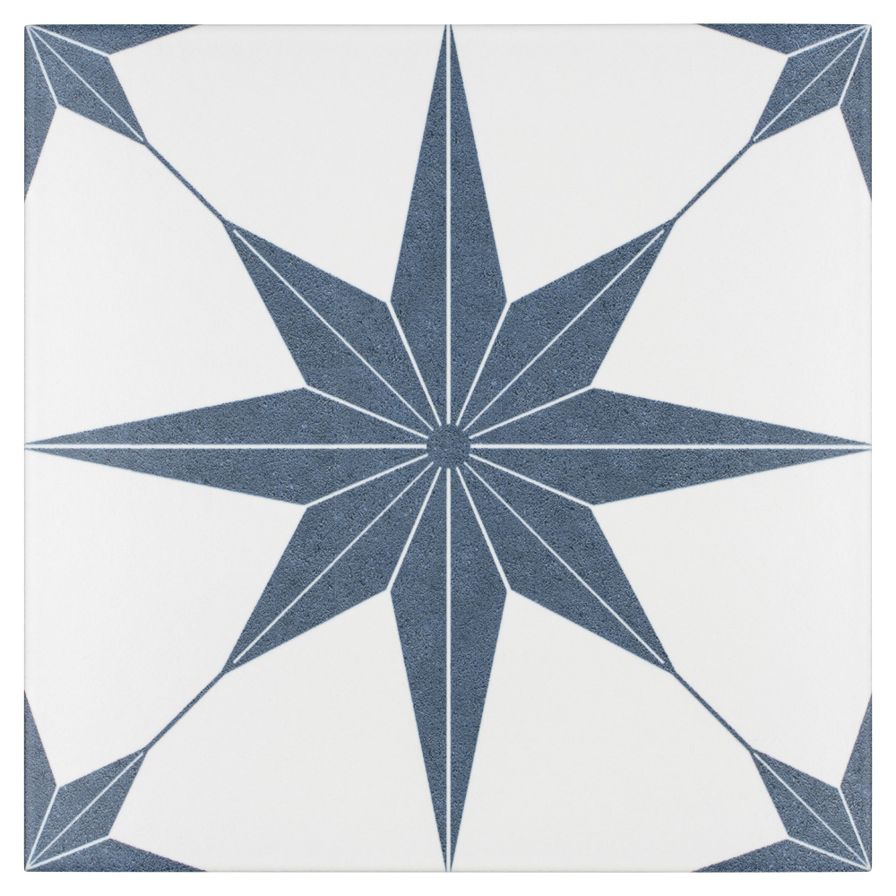 Stella Azul 9-3/4 in. x 9-3/4 in. Porcelain Floor and Wall Tile
