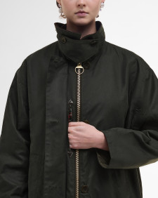 Giacca cerata oversize Loren Barbour The Edit by Alexa 