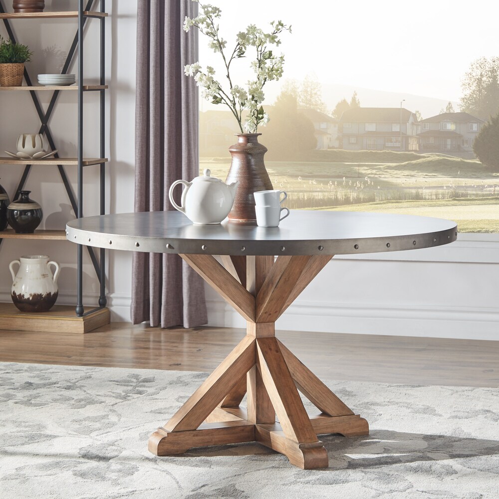 Stainless Steel Top Dining Table