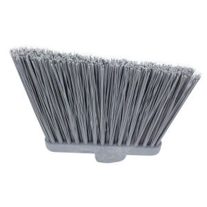 Carlisle, Sparta, 12in, Color Coded Unflagged Broom Head, Polypropylene Bristles, Gray