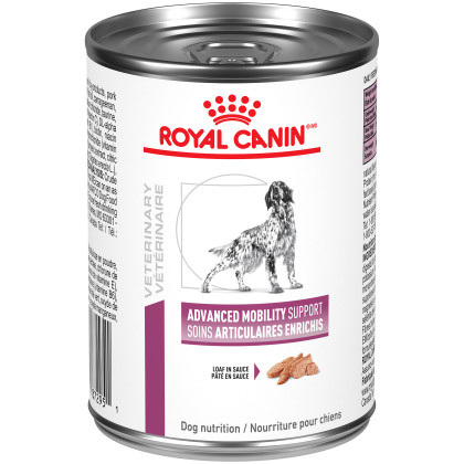 Royal Canin Veterinary Diet Canine Advanced Mobility Support Loaf in Sauce Canned Dog Food