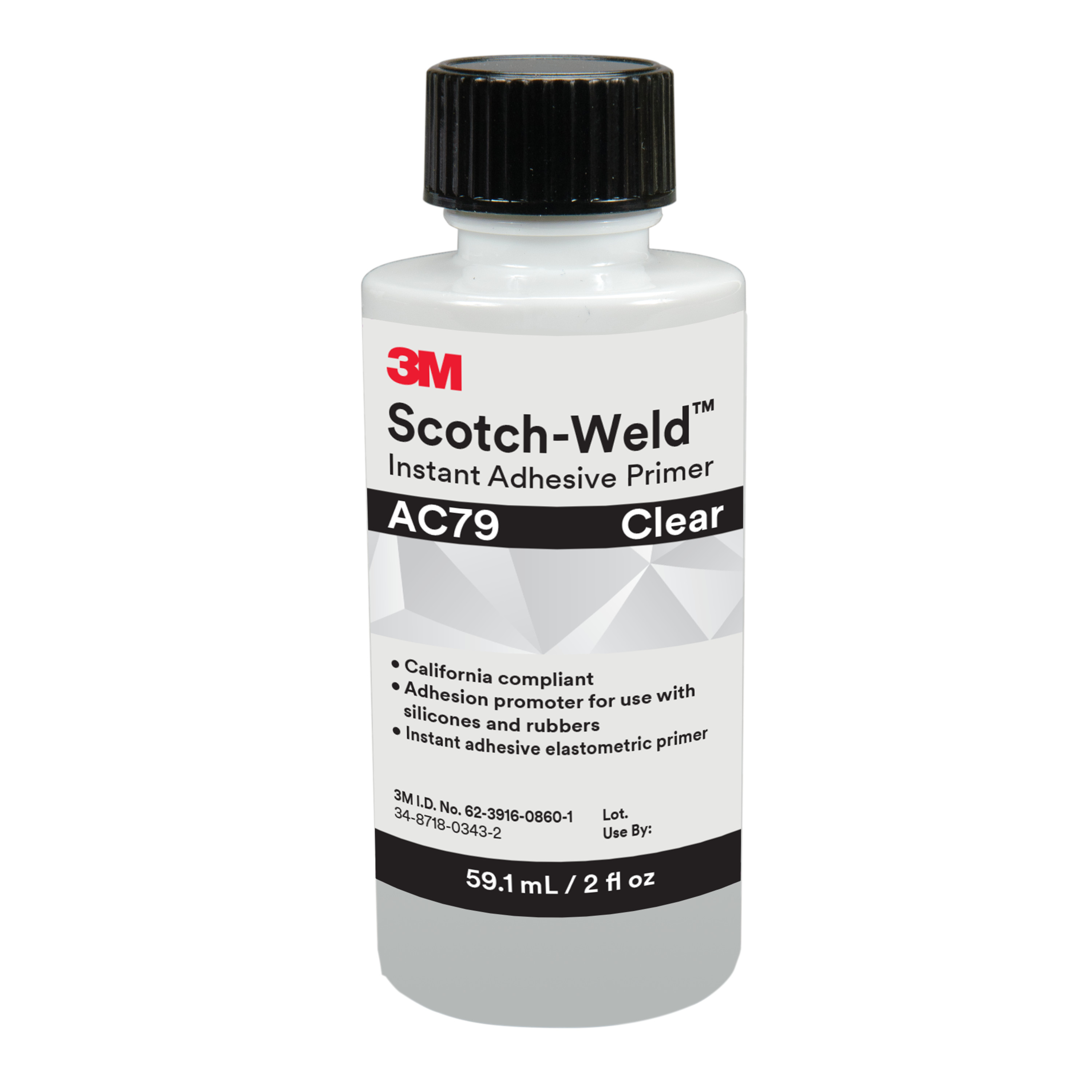 3M™ Scotch-Weld™ Instant Adhesive Primer AC79, Clear, 2 fl oz Bottle,
10/case