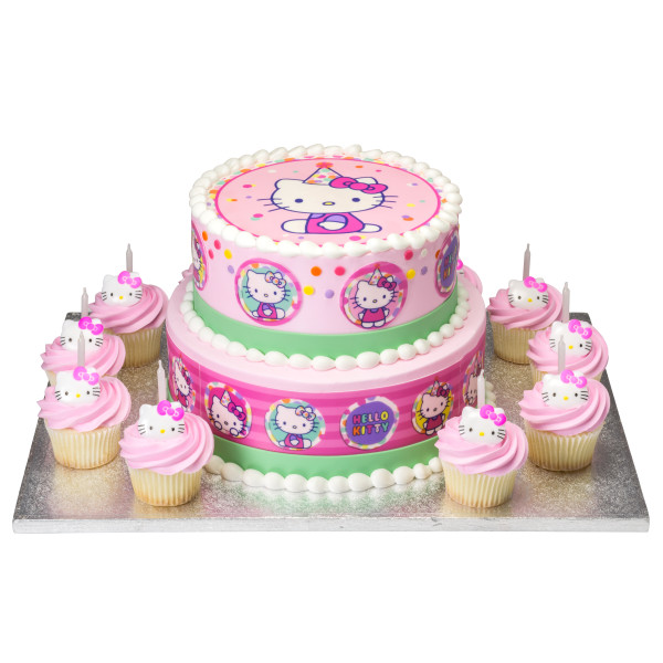 Hello Kitty® Party Hat PhotoCake® Edible Image®