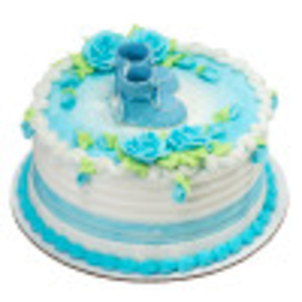 Blue Baby Booties DecoSet® DecoPac