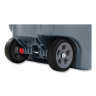 Rubbermaid Commercial, VENTED BRUTE, Wheeled, 44 gal, Plastic, Gray, Round, Receptacle
