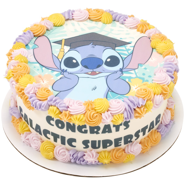 Disney's Stitch Graduation PhotoCake® Edible Image®